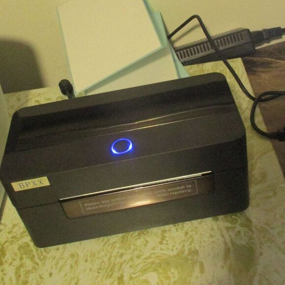 BPXX Bluetooth Thermal Label Printer 4X6" With Power Adapter & Accessories Easy - Picture 6 of 6